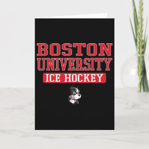Tarjeta Boston Terriers Equipo de Hockey sobre Hielo Vinta