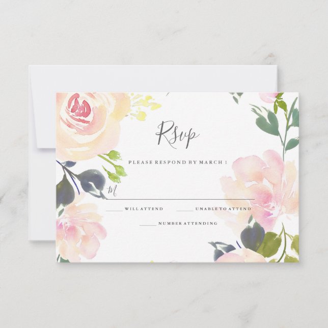 Tarjeta Botánica Elegante Floral para todas las oc (Anverso)