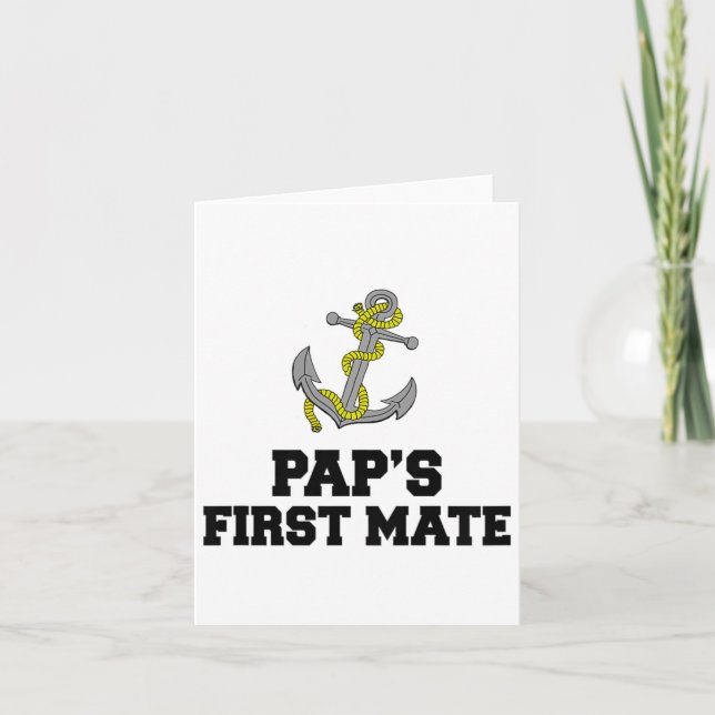 Tarjeta Bote de nieta de primer hijo de Pap (Anverso)