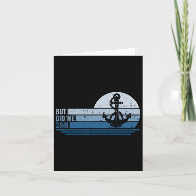 Tarjeta Bote pero ¿Hemos Hundido Al Capitán 1? (Anverso)