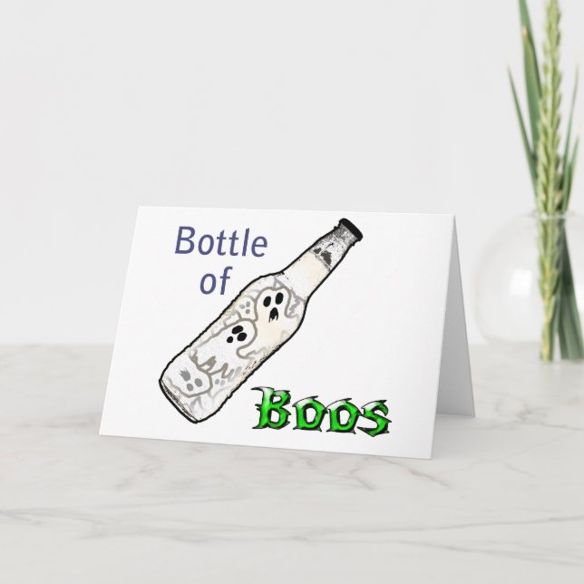 Tarjeta Botella de abucheos (Anverso)