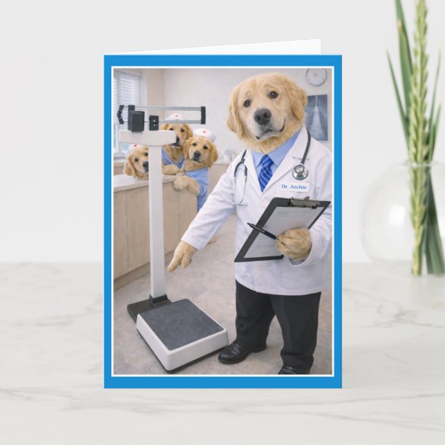 Tarjeta Both Feet Scale Get Well Card  SCB-2 (Anverso)