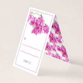 Tarjeta Bougainvillea boda rosa invitada carteles de campa