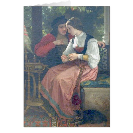 Tarjeta Bouguereau - seducción