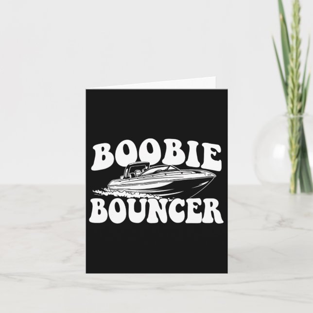 Tarjeta Bouncer - Capitán de velero en bote (Anverso)