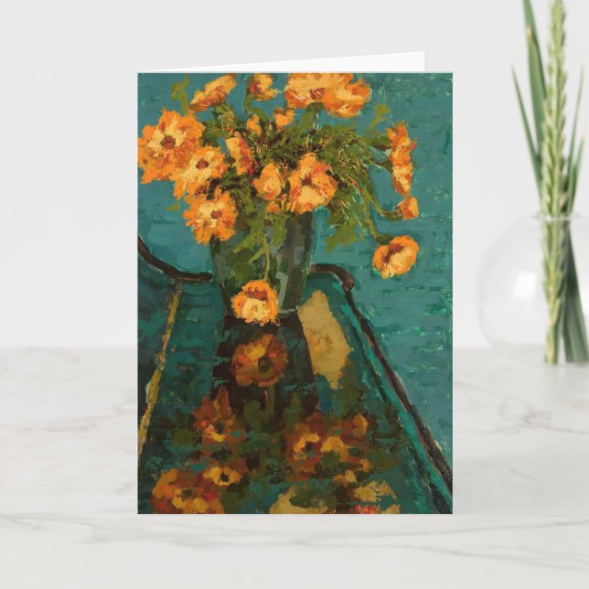 Tarjeta Bouquet de Camomiles | Jan Bohuszewicz (Anverso)