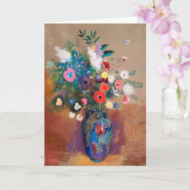 Tarjeta Bouquet de flores (Orquídea)