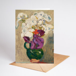 Tarjeta Bouquet de Iris   Louis Valtat
