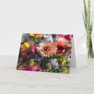 Tarjeta Bouquet de jardín