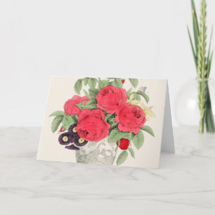 Tarjeta Bouquet de Rosas Blank