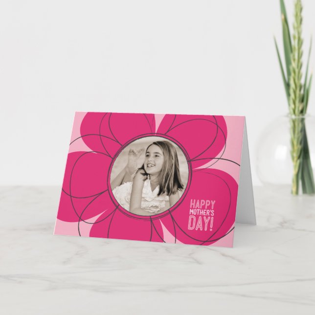 Tarjeta Bouquet del Día de la Madre (Anverso)