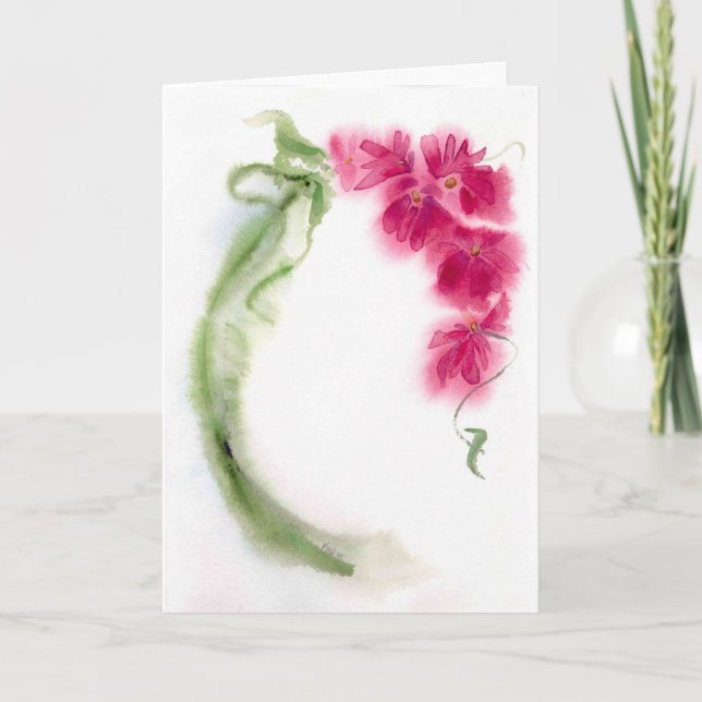 Tarjeta Bouquet Notecard (Anverso)