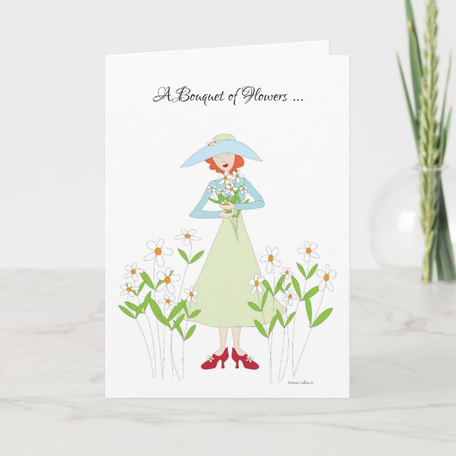 Tarjeta Bouquet para Flores Buenas (Anverso)