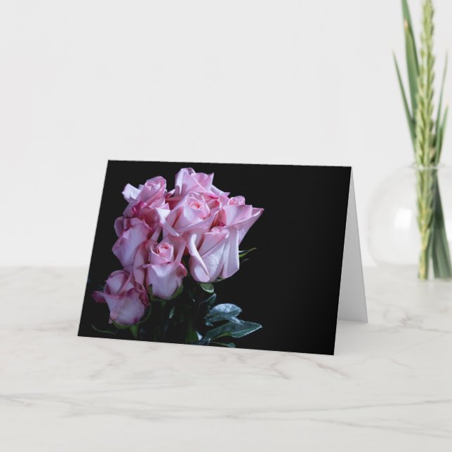 Tarjeta Bouquet Rosa Rosa De 1169 (Anverso)