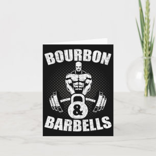 Tarjeta Bourbon Barbells Fitness Bodybuilding Weightliftin