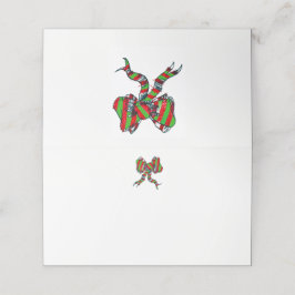 Tarjeta Bow Place para navidades