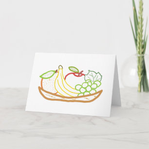 Tarjeta Bowl de frutas de la vida residual