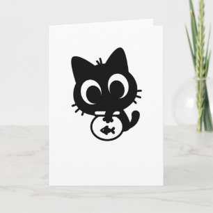 Tarjeta Bowl y el Kitty