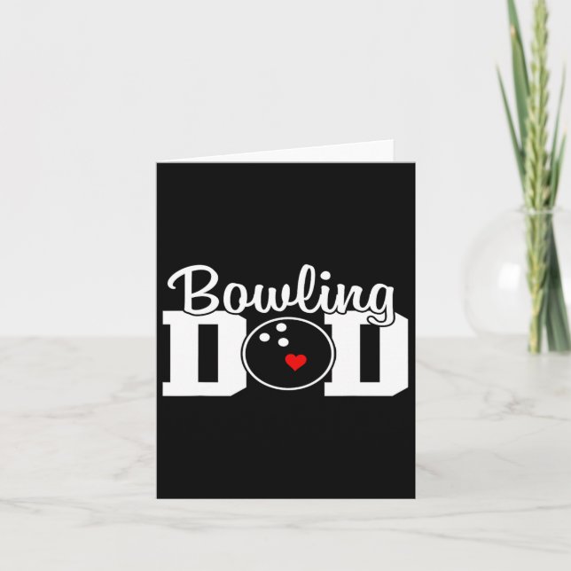 Tarjeta Bowling Dad Team Player Fiesta Bowling Legend Fath (Anverso)
