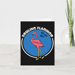 Tarjeta Bowling Flamingo
