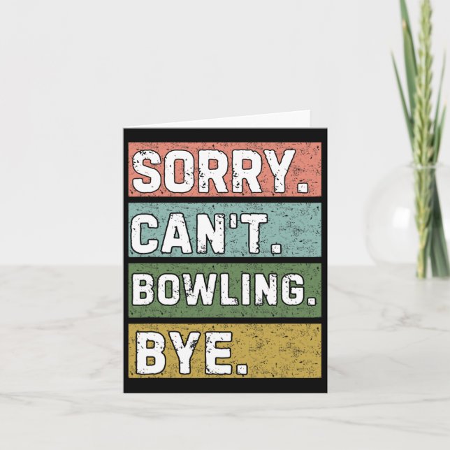 Tarjeta Bowling Lovers (Anverso)