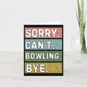 Tarjeta Bowling Lovers