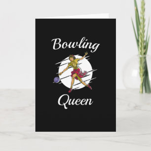 Tarjeta Bowling Queen Bowler