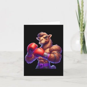 Tarjeta Boxeador de boxeo Kickboxer Mma Combate Sp