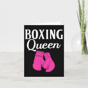Tarjeta Boxeador de boxeo Queen Sport