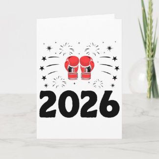 Tarjeta Boxeador de deportes de fuerza gimnasio atleta caj