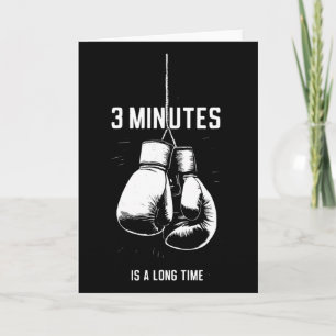 Tarjeta Boxear 3 Minutos Es Un Tiempo Largo Kickboxing Div