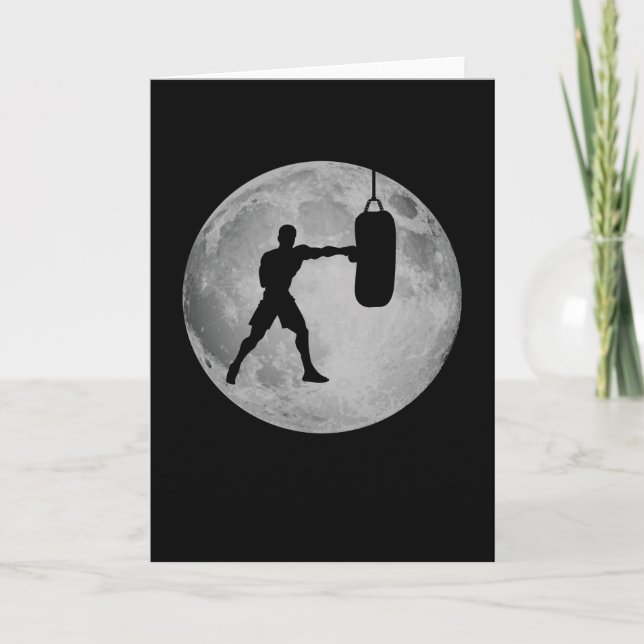 Tarjeta Boxen Moon Boxing Boxer Box (Anverso)