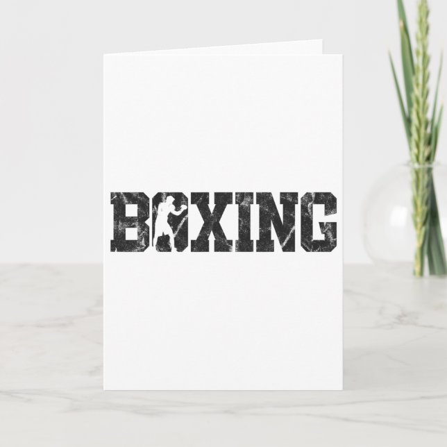 Tarjeta Boxeo Boxeo Vintage 5  (Anverso)