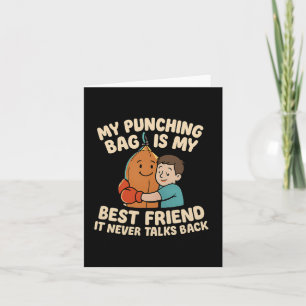 Tarjeta Boxeo de artes marciales Bolsa de boxeo Mejor Gráf