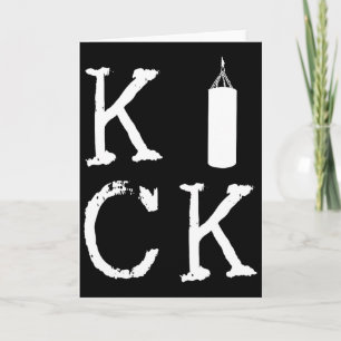 Tarjeta Boxeo de Kick Boxing Kickboxer Byg Combyt Deportes