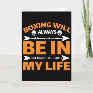 Tarjeta Boxeo de Kickboxing Muay Thai