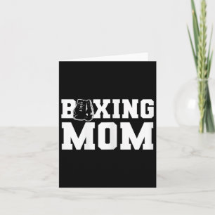 Tarjeta Boxeo De Mamá, Padre De Boxeo Orgulloso