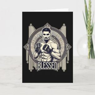 Tarjeta Boxeo de Muay Thai de Kickboxing de Mma Bjj Bendit