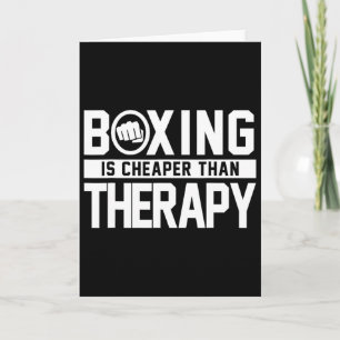 Tarjeta Boxeo Es Más Barato Que Terapia Cita Kickboxing Fi