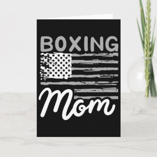 Tarjeta Boxeo Mamá Boxeo Madre Kickboxing Mami Mama Motivo