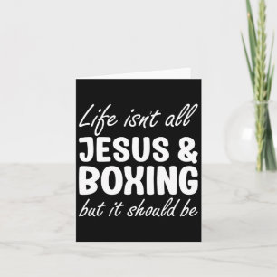 Tarjeta Boxeo Para Hombres O Mujeres A Los Que Amo El Boxe