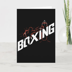 Tarjeta Boxeo Puñetazos Byg Boxeo Kickboxing Amante del bo