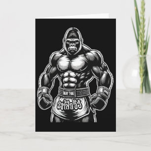 Tarjeta Boxeo Tailandés y Kickboxing - Muay Thai Gorilla