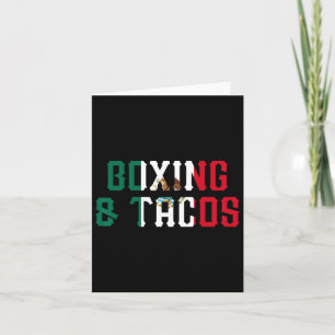 Tarjeta Boxeo Y Tacos Graciosos México 2