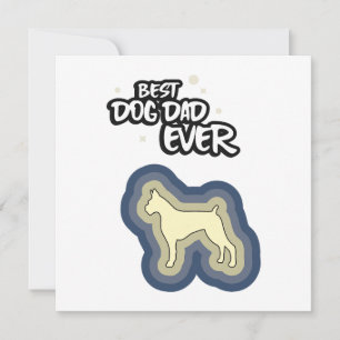 Tarjeta Boxer Blue Best Dog Dad Alguna Vez Te Lo Traigo
