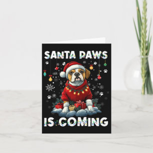 Tarjeta Boxer Christmas Tree Ilumina Decoraciones Perro Lo