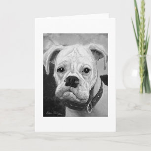 Tarjeta Boxer de Saludo de Amor