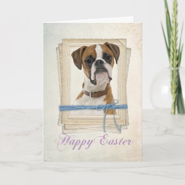 Tarjeta Boxer Easter (Anverso)