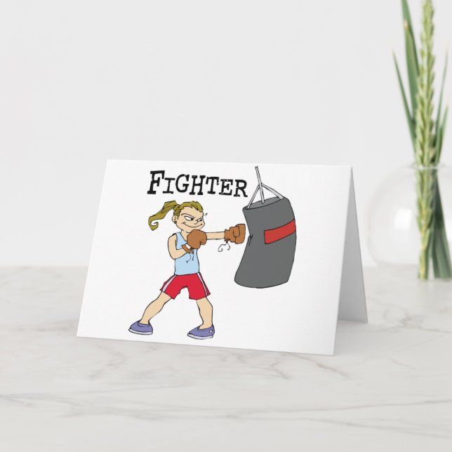 Tarjeta Boxer femenino (Anverso)