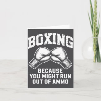 Tarjeta Boxer Funny Quote 